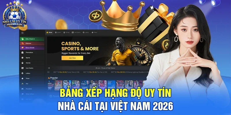Bảng Xếp Hạng độ uy tín nhà cái tại Việt Nam 2026
