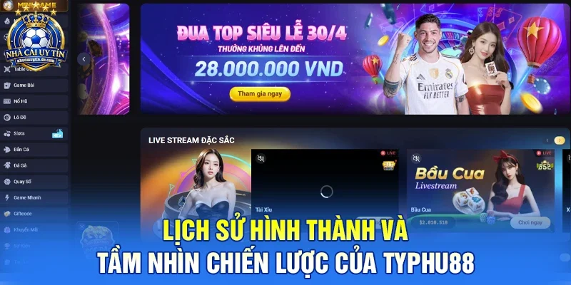 Lịch sử thành công và tầm nhìn chiến lược của Typhu88