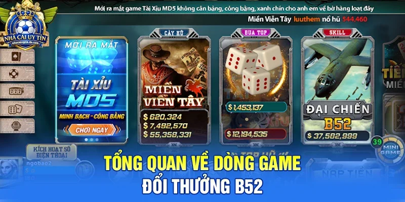 Tổng quan về dòng game đổi thưởng B52 